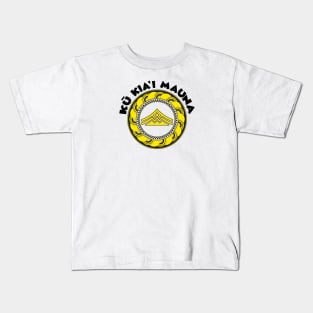 Mauna Kea Shirt Ku Kiai Mauna Hawaiian Flag Protect Mauna Kea Shirt Kapu Aloha Shirt Aloha Aina Shirt Defend Hawaii Tee We Are Mauna Kea Tee Kids T-Shirt